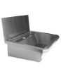 Picture of CombiSteel Stainless steel Wash Basin 1 Tap 600MM Drain Plug And Splash Shield Included