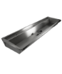Picture of CombiSteel Stainless steel Wash Basin 1 Tap 1800Mm Drain Plug And Splash Shield Included