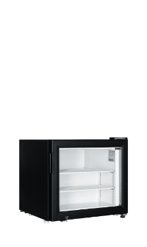 Picture of Tefcold UF50G Black Glass Door Display Freezer