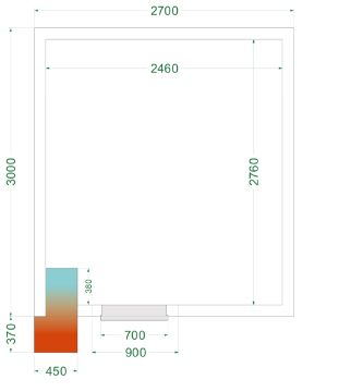 Picture of Tefcold CRNF2730 Freezer Room