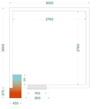 Picture of Tefcold CRNF3030 Freezer Room