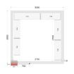 Picture of Tefcold Shelf Rack System Kit CRNF3030