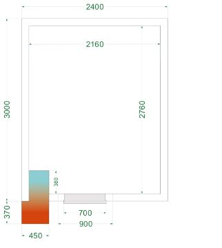 Picture of Tefcold CRNF2430 Freezer Room