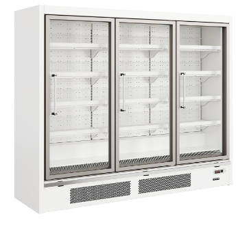 Picture of Tefcold Galaxy+ GPF3D White Glass Door Freezer