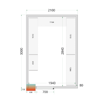 Picture of Tefcold CRPF2130 Shelf Kit CRPF2130