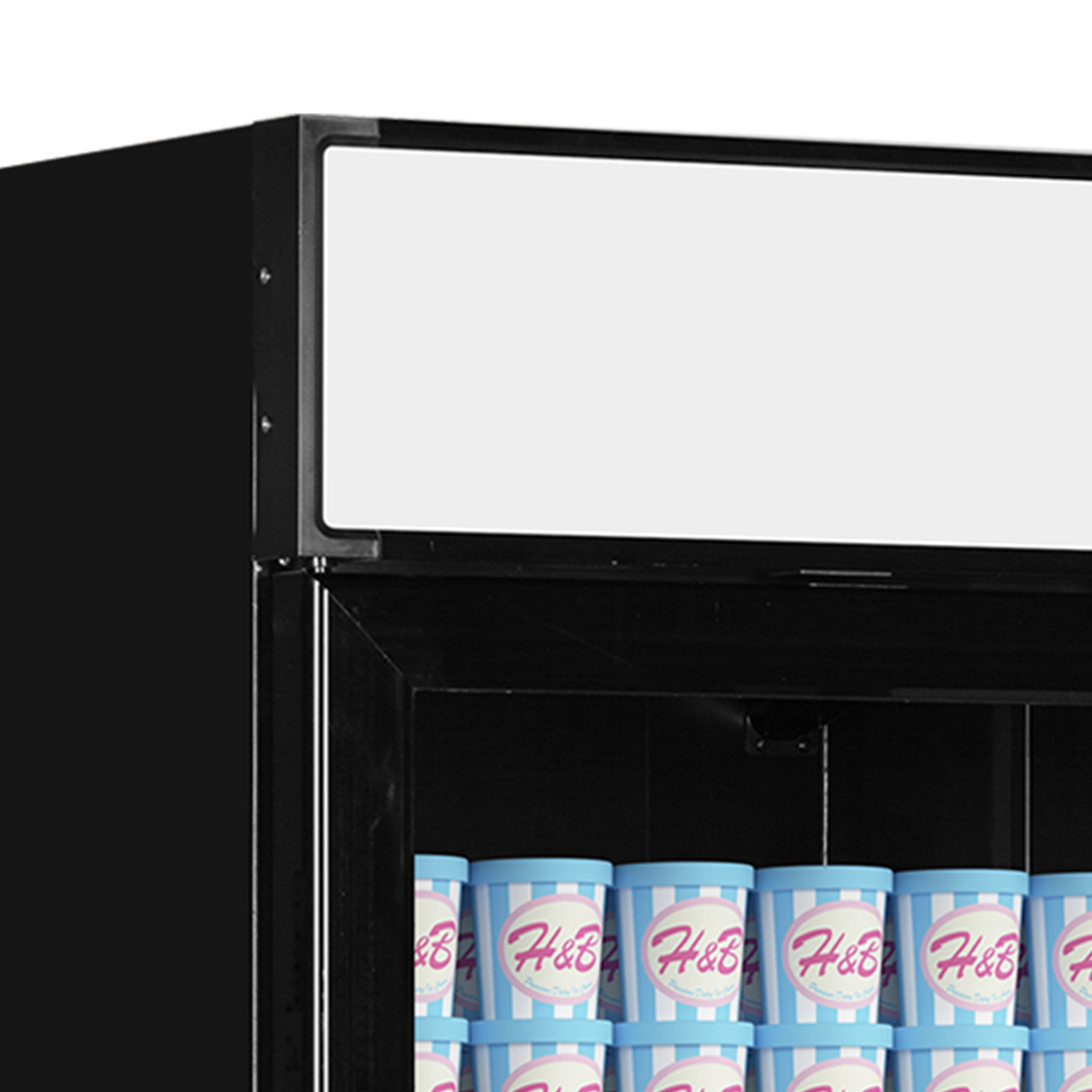 Picture of Tefcold LGF2500 Black Glass Door Display Freezer