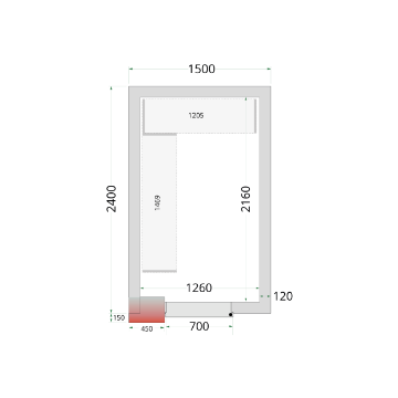 Picture of Tefcold CRNF1524 Shelf Kit CRNF1524