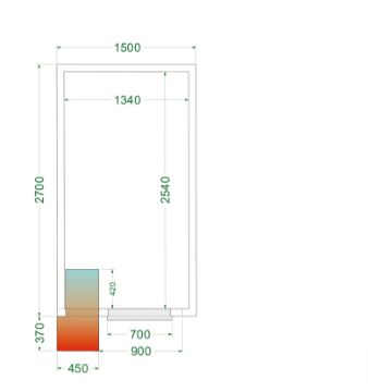 Picture of Tefcold CRPF1527 Chiller Room