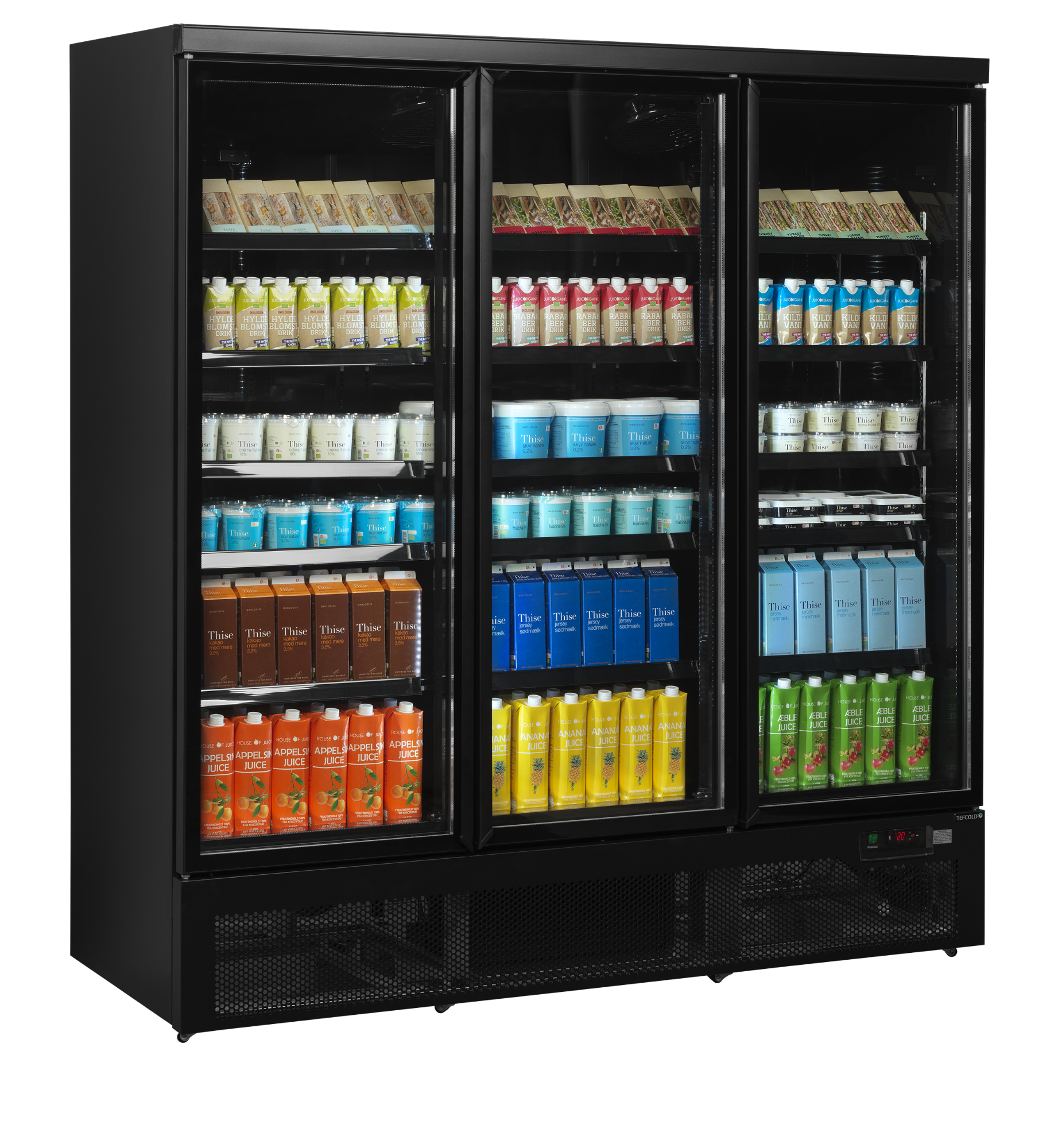 Picture of Tefcold Atom Maxi C3DBB Glass Door Merchandiser
