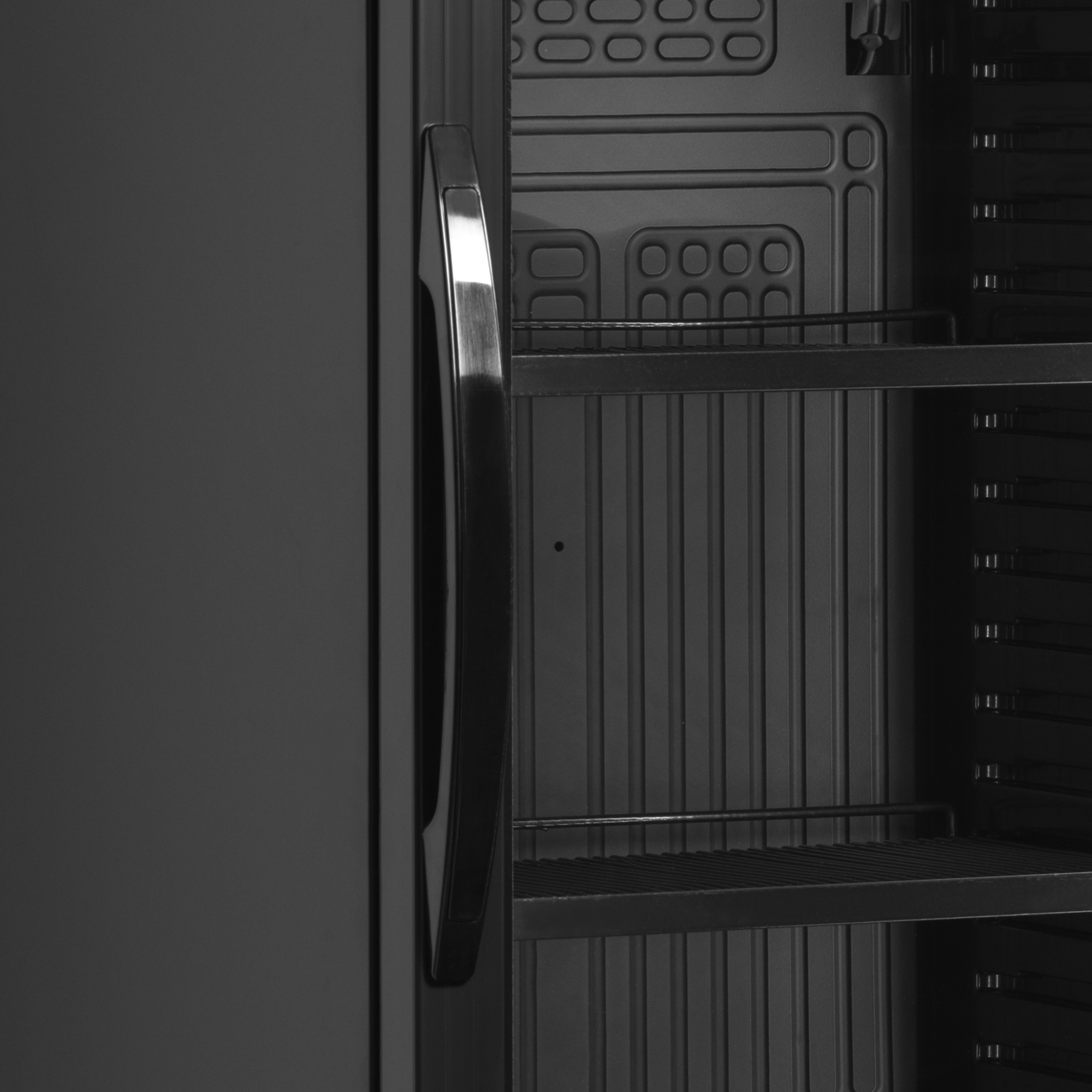 Picture of Tefcold CEV435 BLACK Glass Door Merchandiser