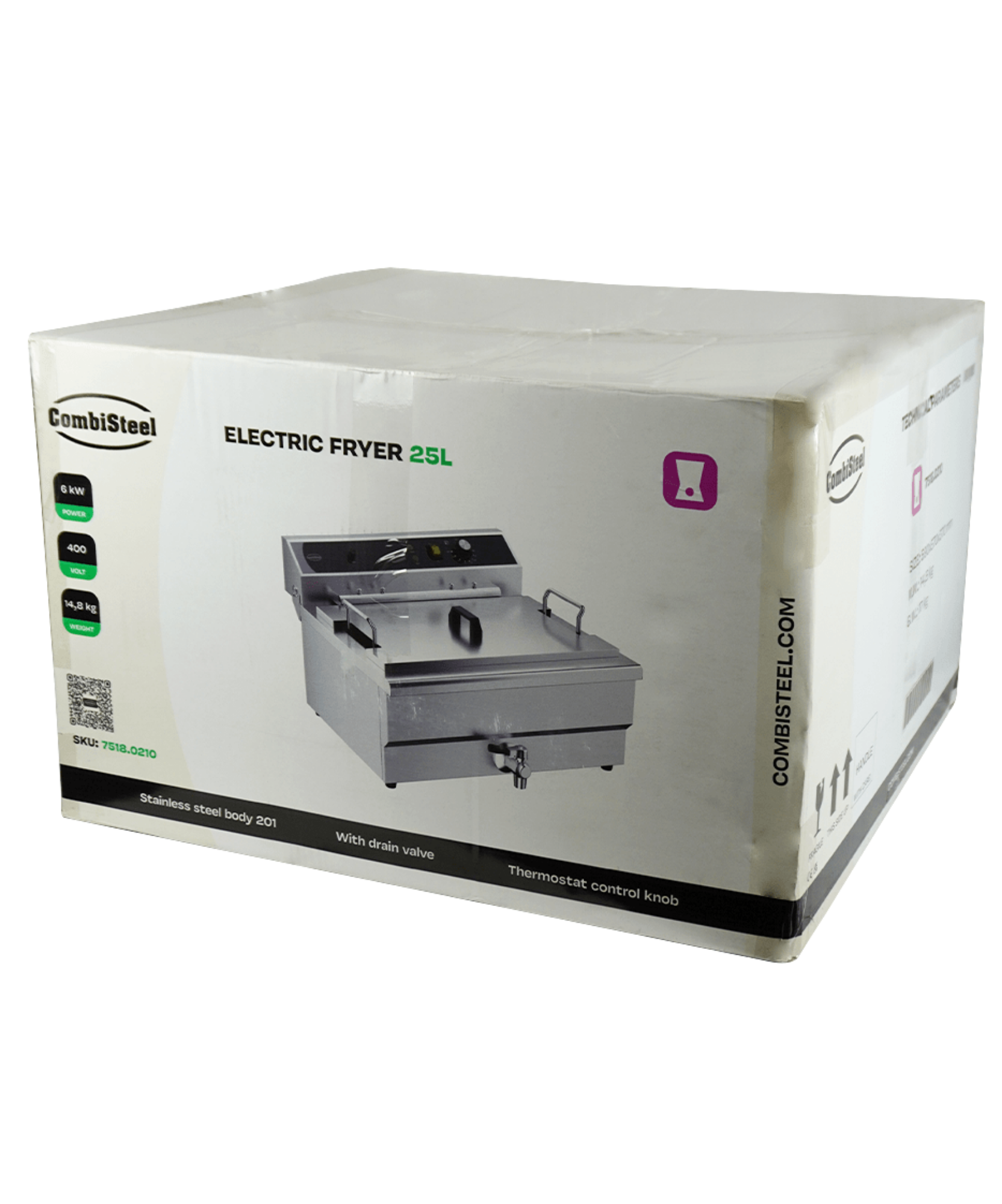 Picture of ELECTRIC COUNTER FRYER 25L - WITH DRAIN VALVE