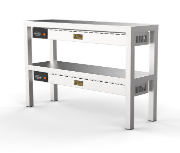 Picture of OVERSHELF CERAMIC HEATED 2 LEVEL 1000  6 HEATERS OF 250W