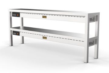 Picture of OVERSHELF CERAMIC HEATED 2 LEVEL 2000  12 HEATERS OF 250W