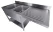 Picture of 700 SINK UNIT SHELF DISHWASHER FLAT PACKED 2 LEFT 1600