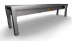 Picture of OVERSHELF CERAMIC HEATED 1 LEVEL 1400  4 HEATERS OF 250W