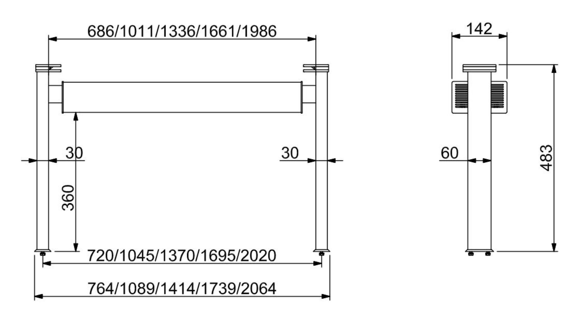 Picture of LIGHTING BAR 4/1