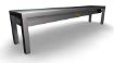 Picture of OVERSHELF CERAMIC HEATED 1 LEVEL 1600  4 HEATERS OF 250W