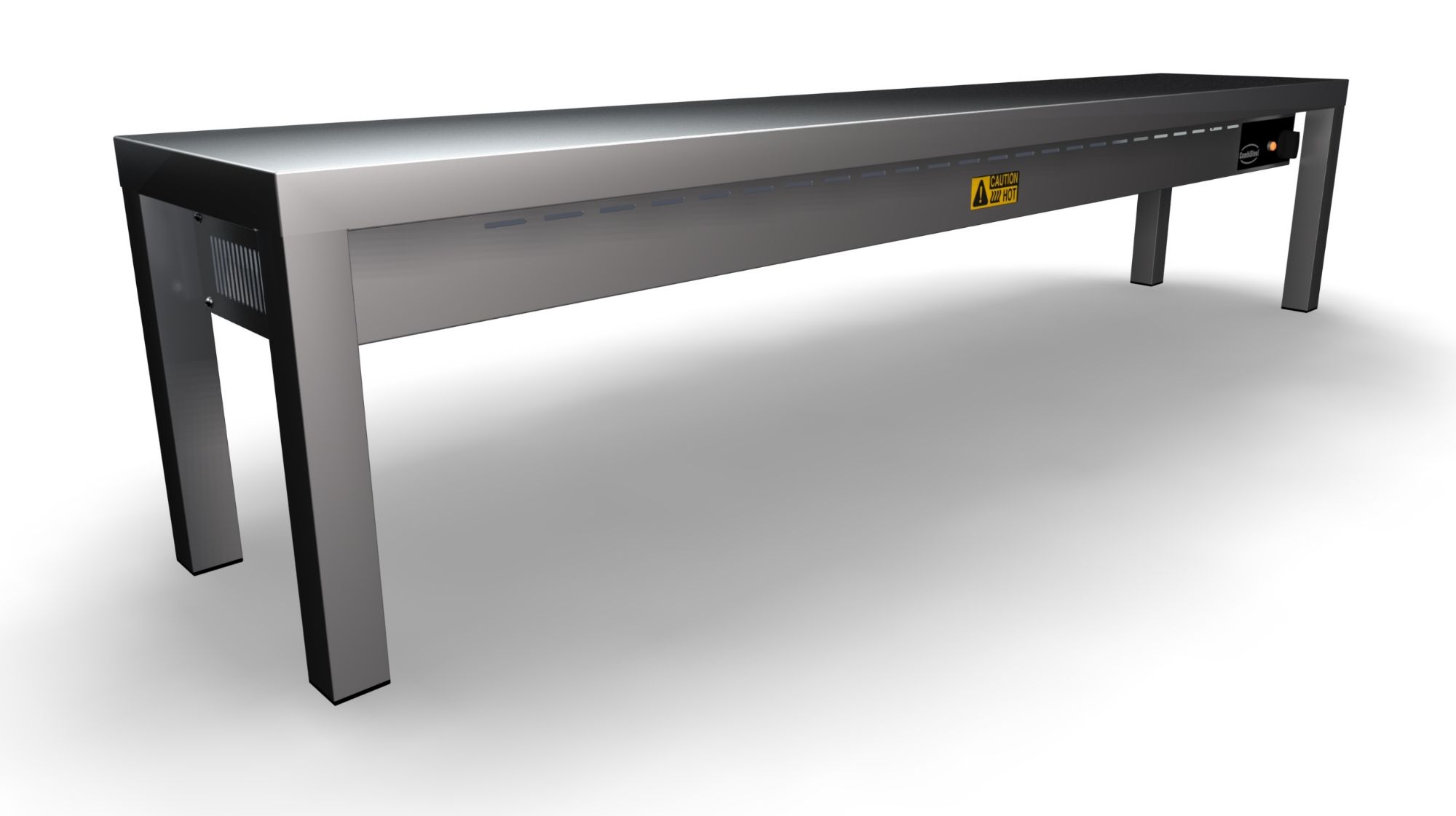 Picture of OVERSHELF CERAMIC HEATED 1 LEVEL 1600  4 HEATERS OF 250W