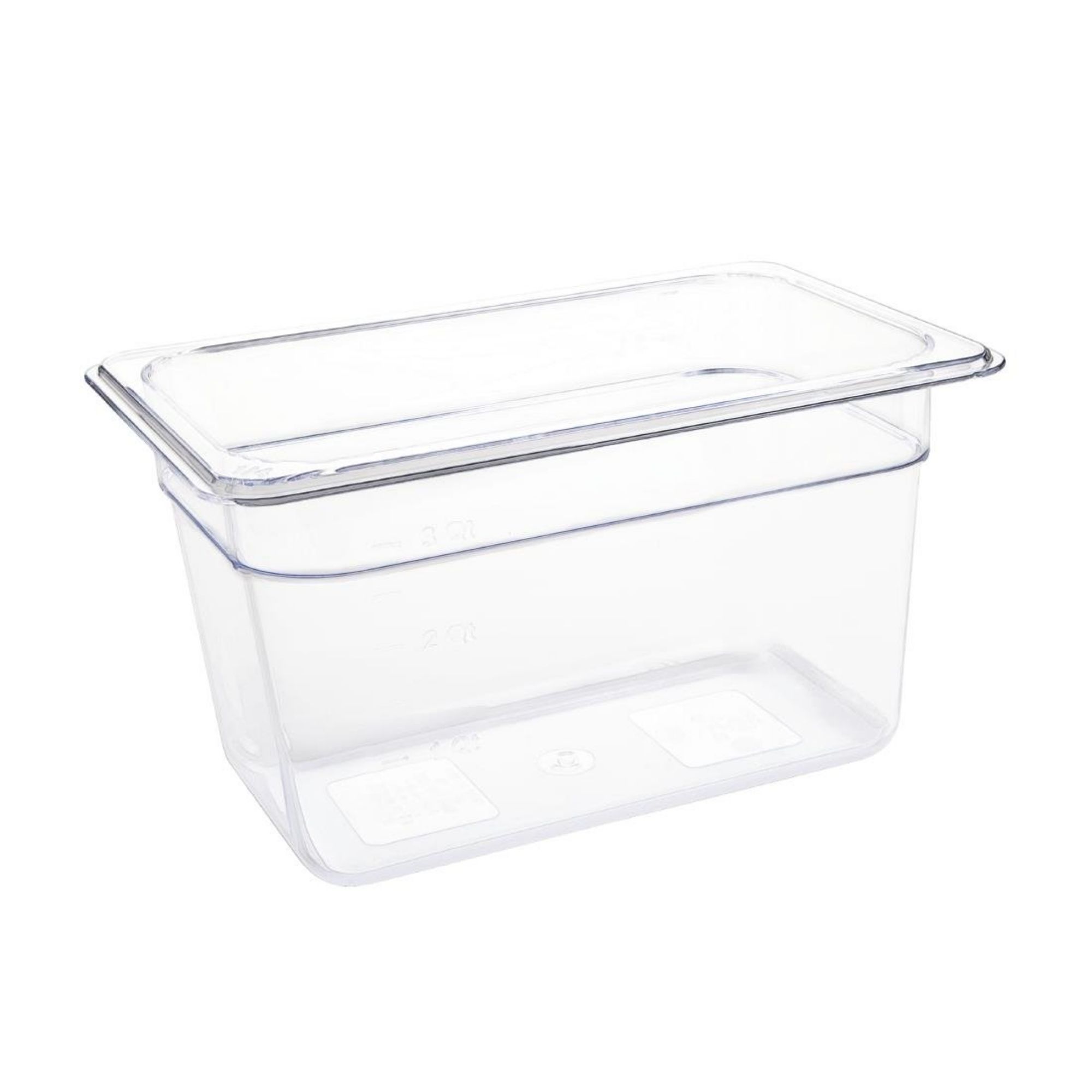 Picture of Vogue Polycarbonate 1/4 Gastronorm Container 150mm Clear