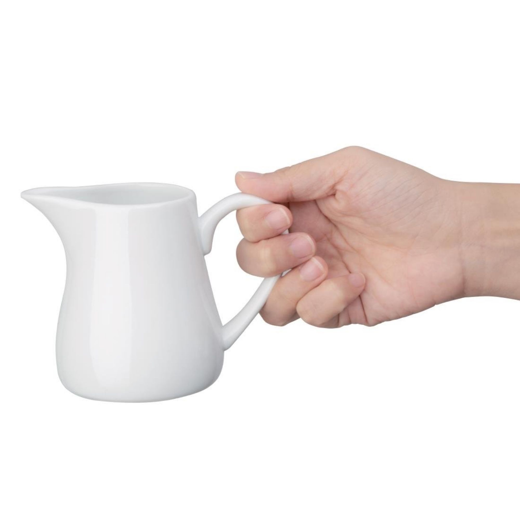Picture of Olympia Whiteware Cream and Milk Jugs 212ml (Pack of 6)