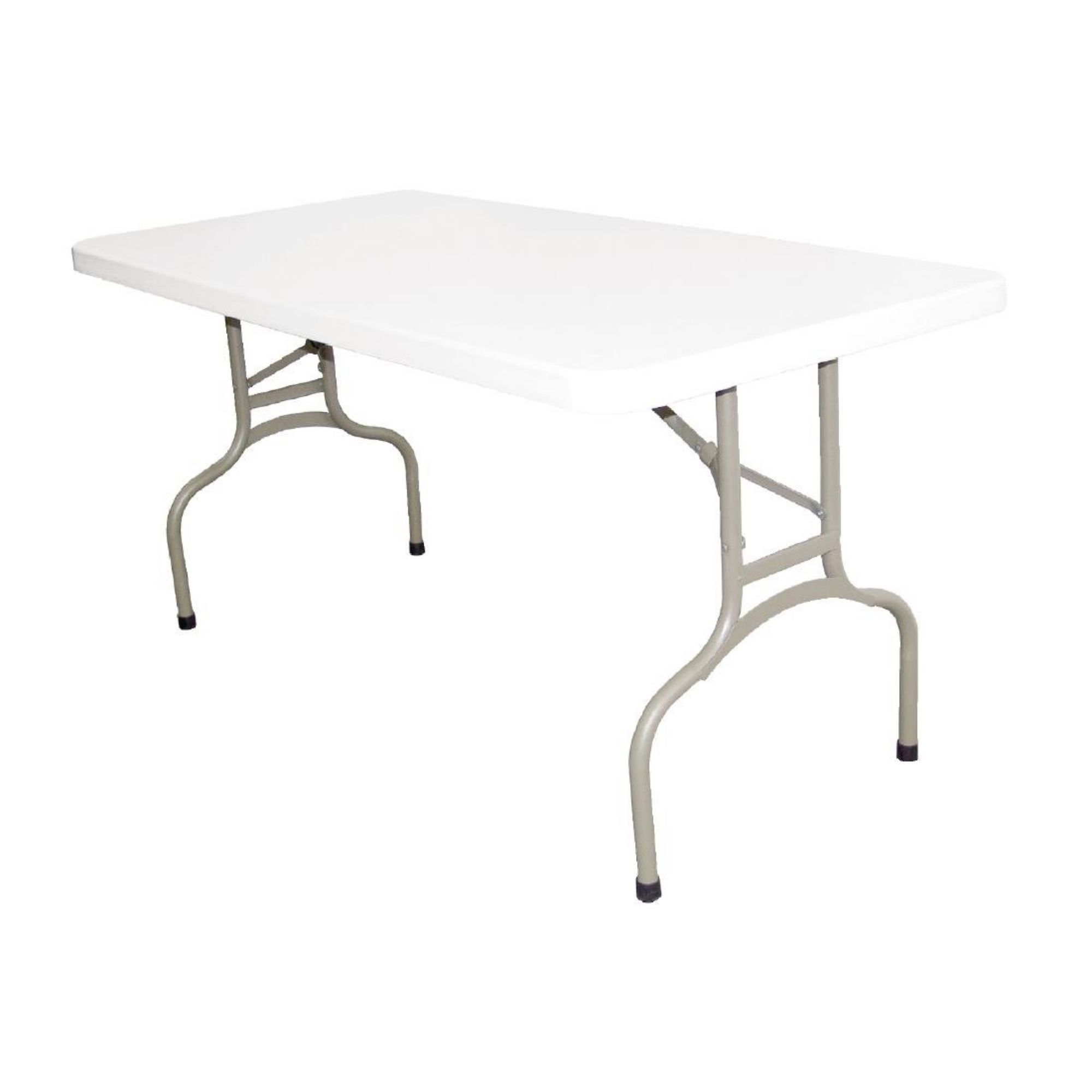 Picture of Bolero PE Rectangular Folding Table White 5ft (Single)
