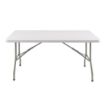 Picture of Bolero PE Rectangular Folding Table White 5ft (Single)