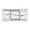 Picture of Bolero PE Rectangular Folding Table White 4ft (Single)