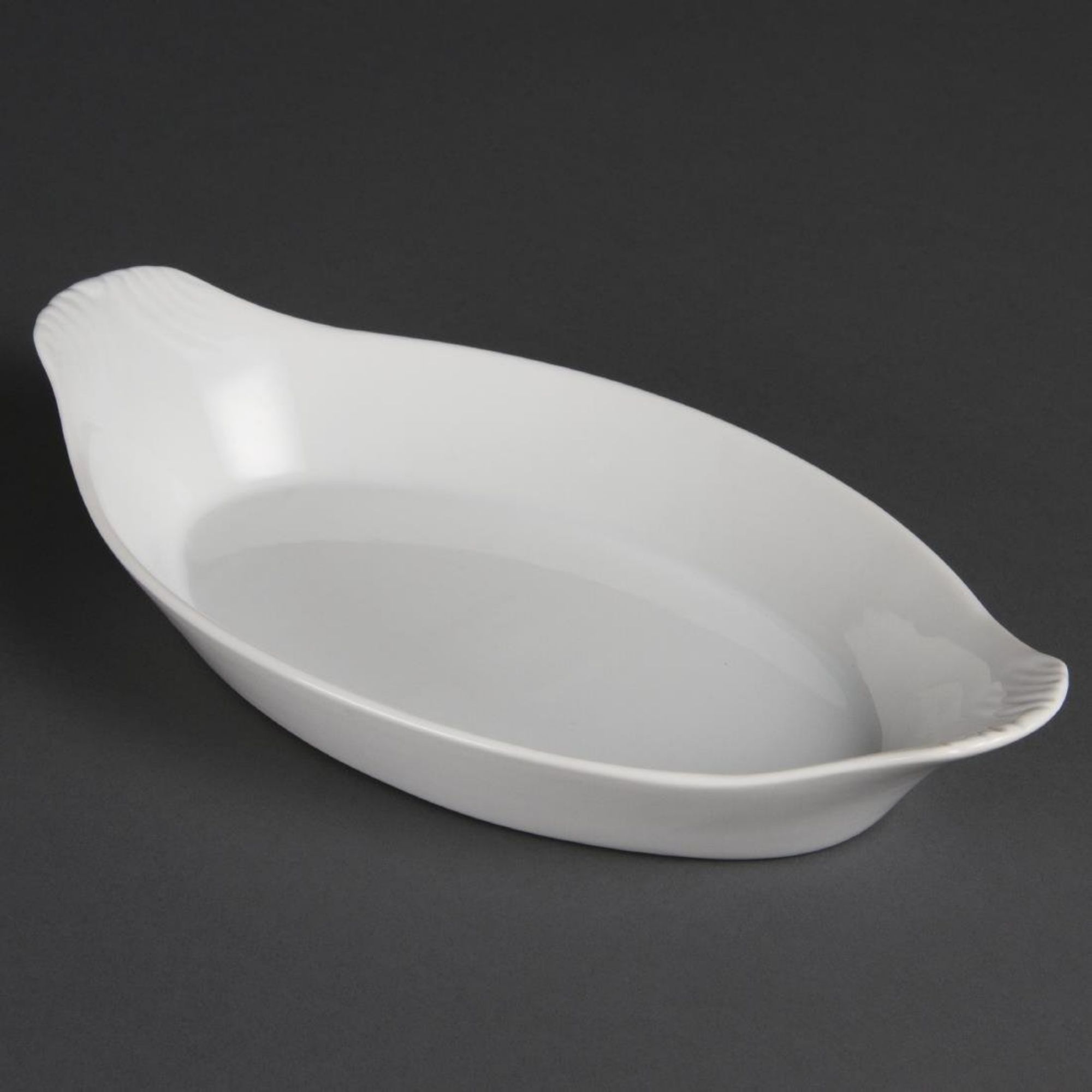 Picture of Olympia Whiteware Oval Eared Dishes 289mm (Pack of 6)