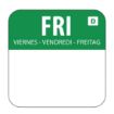 Picture of Hygiplas Dissolvable Food Rotation Labels Friday (Pack of 1000)