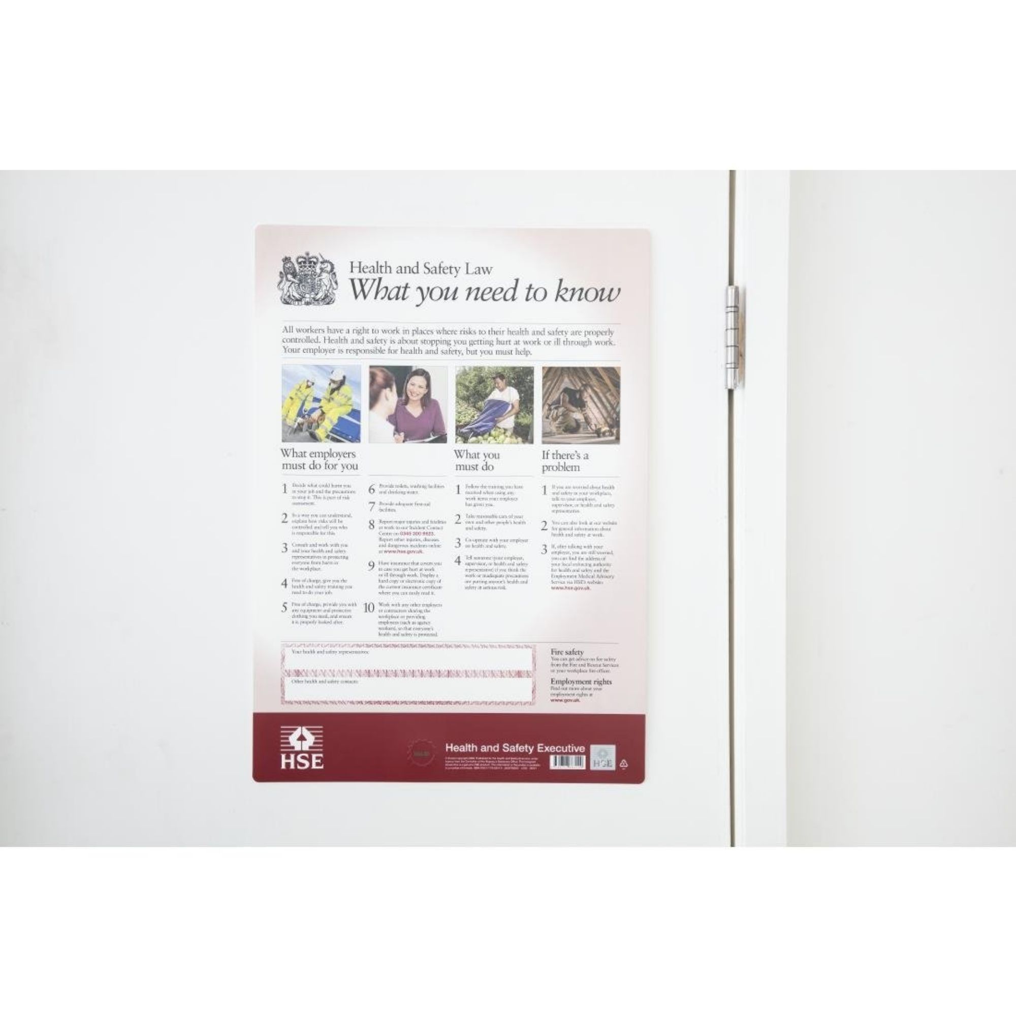 Picture of Health & Safety Law Poster A2