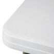 Picture of Bolero HDPE Square Folding Table 3ft White (Single)