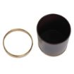 Picture of Bolero Waste Paper Bin with Gold Rim