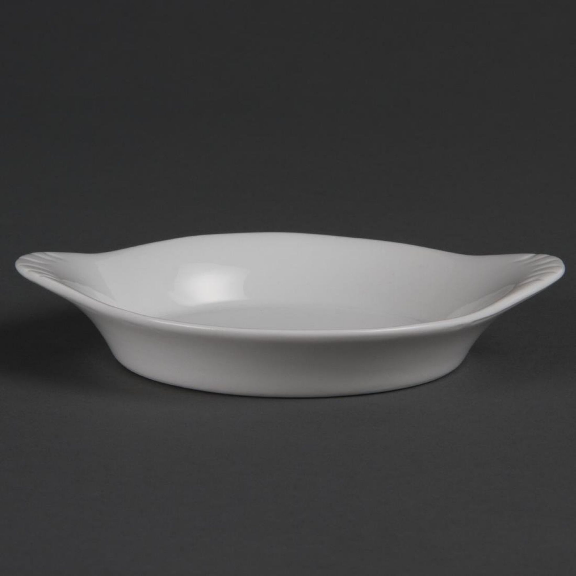 Picture of Olympia Whiteware Round Eared Dishes 156x 126mm (Pack of 6)