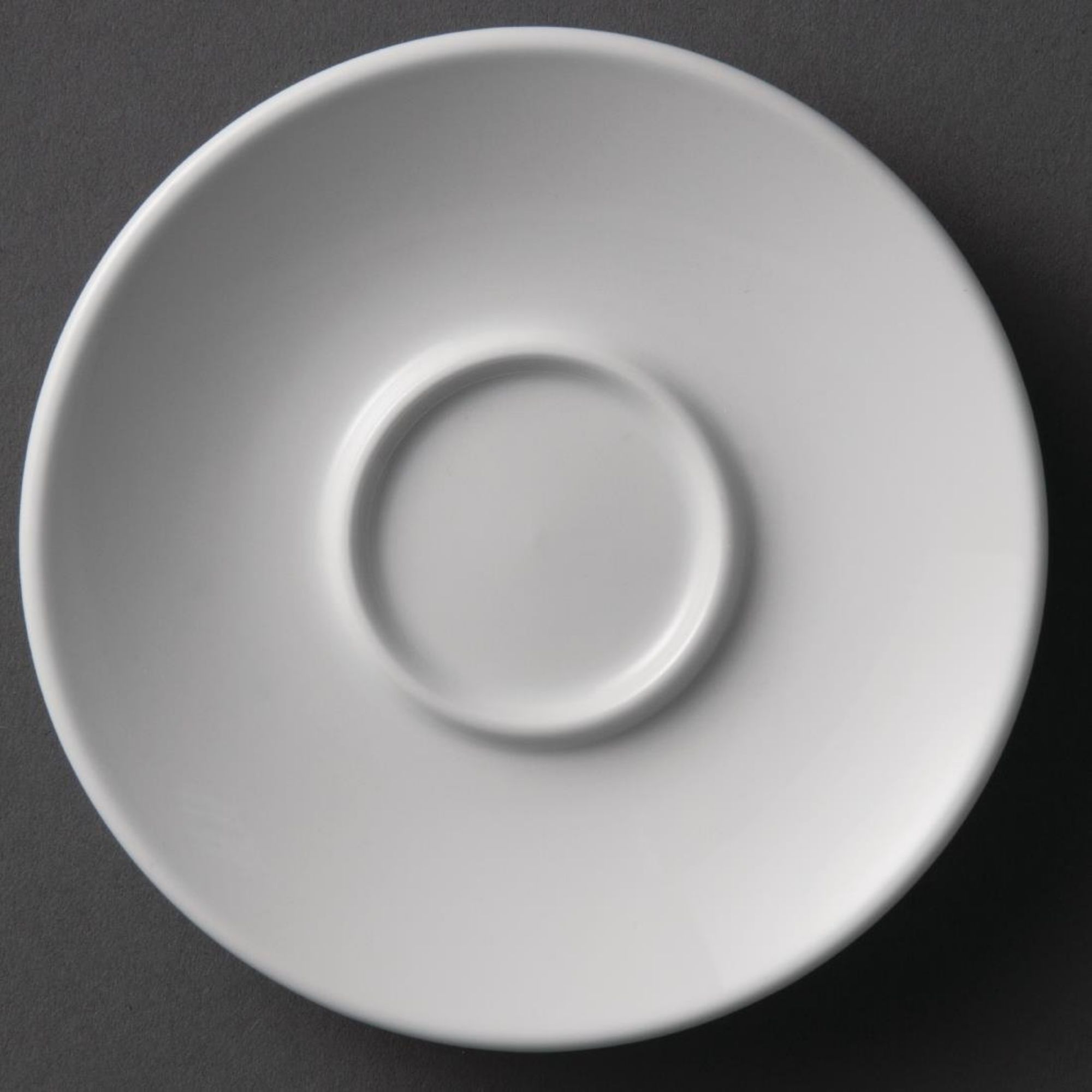 Picture of Olympia Whiteware Espresso Saucers 120mm (Pack of 12)