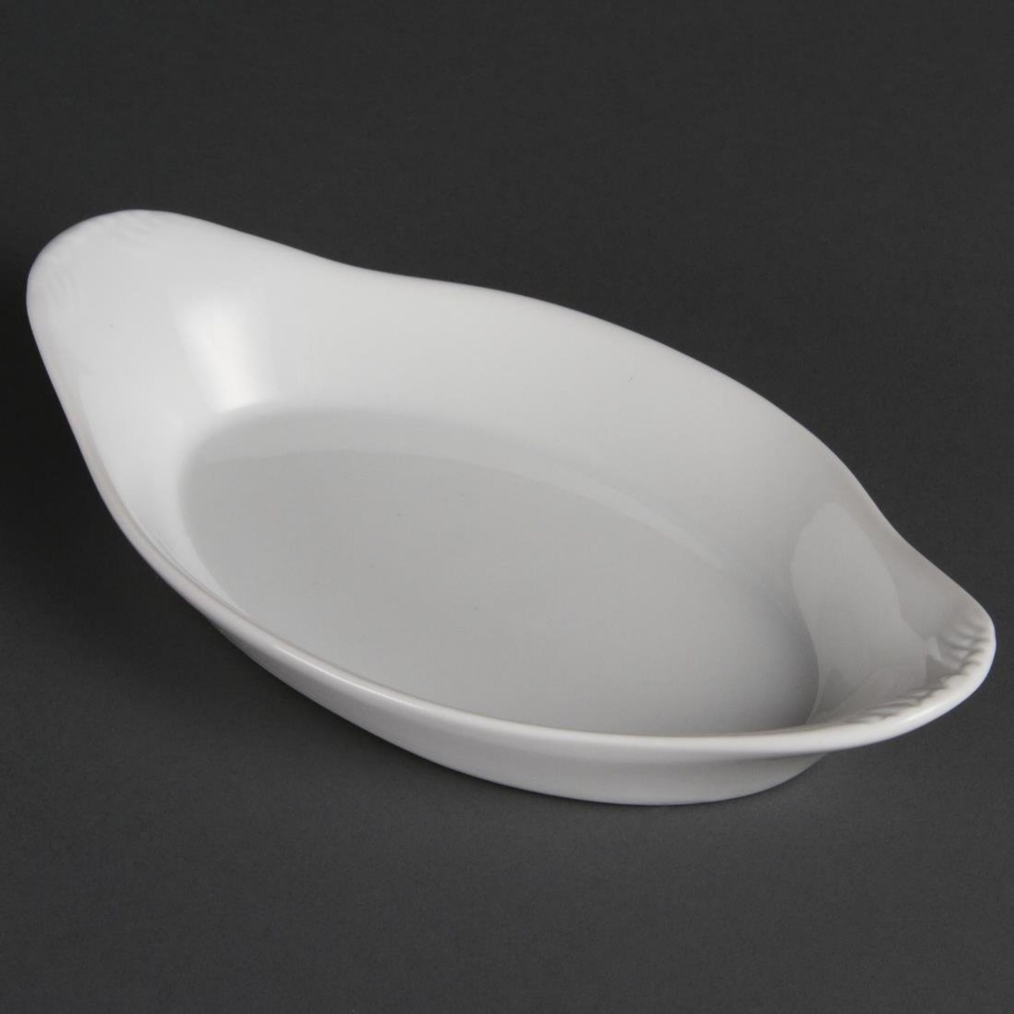 Picture of Olympia Whiteware Oval Eared Dishes 262mm (Pack of 6)