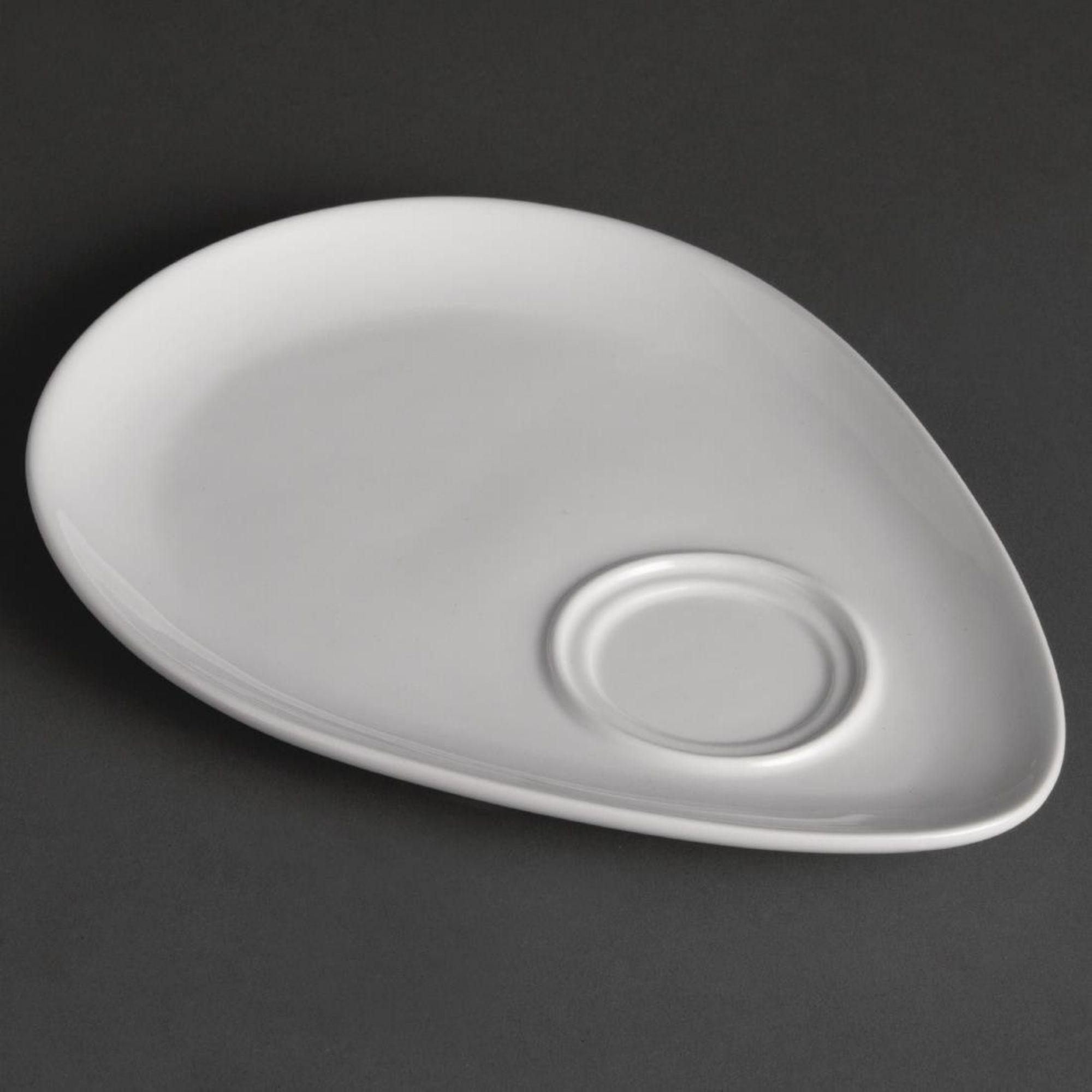 Picture of Olympia Whiteware Snack Plates 240mm (Pack of 12)