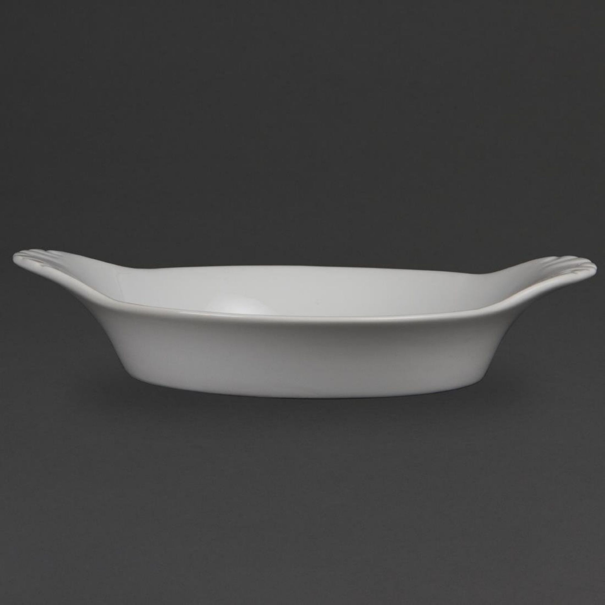 Picture of Olympia Whiteware Round Eared Dishes 220mm (Pack of 6)