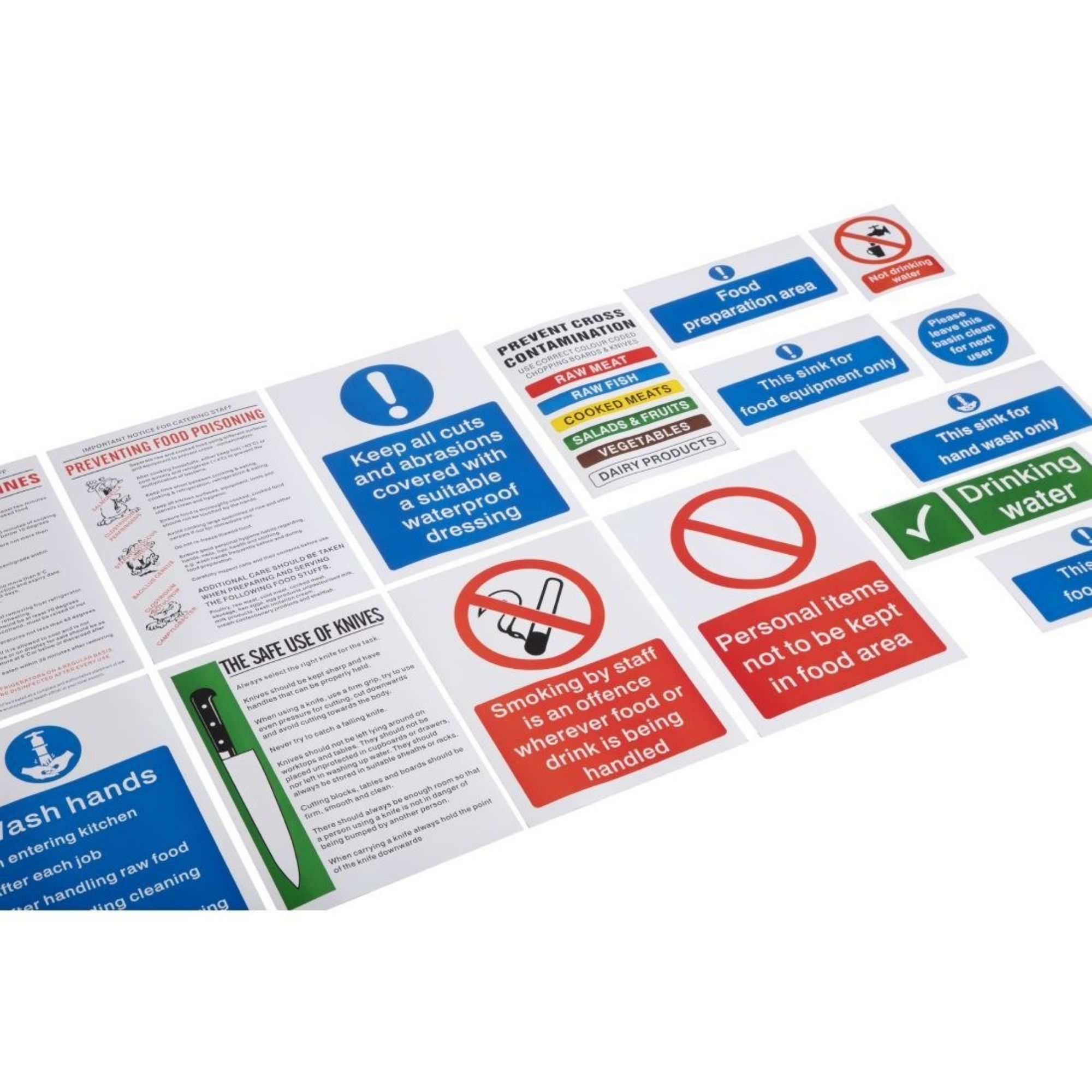 Picture of Vogue Food Preparation Sign Pack