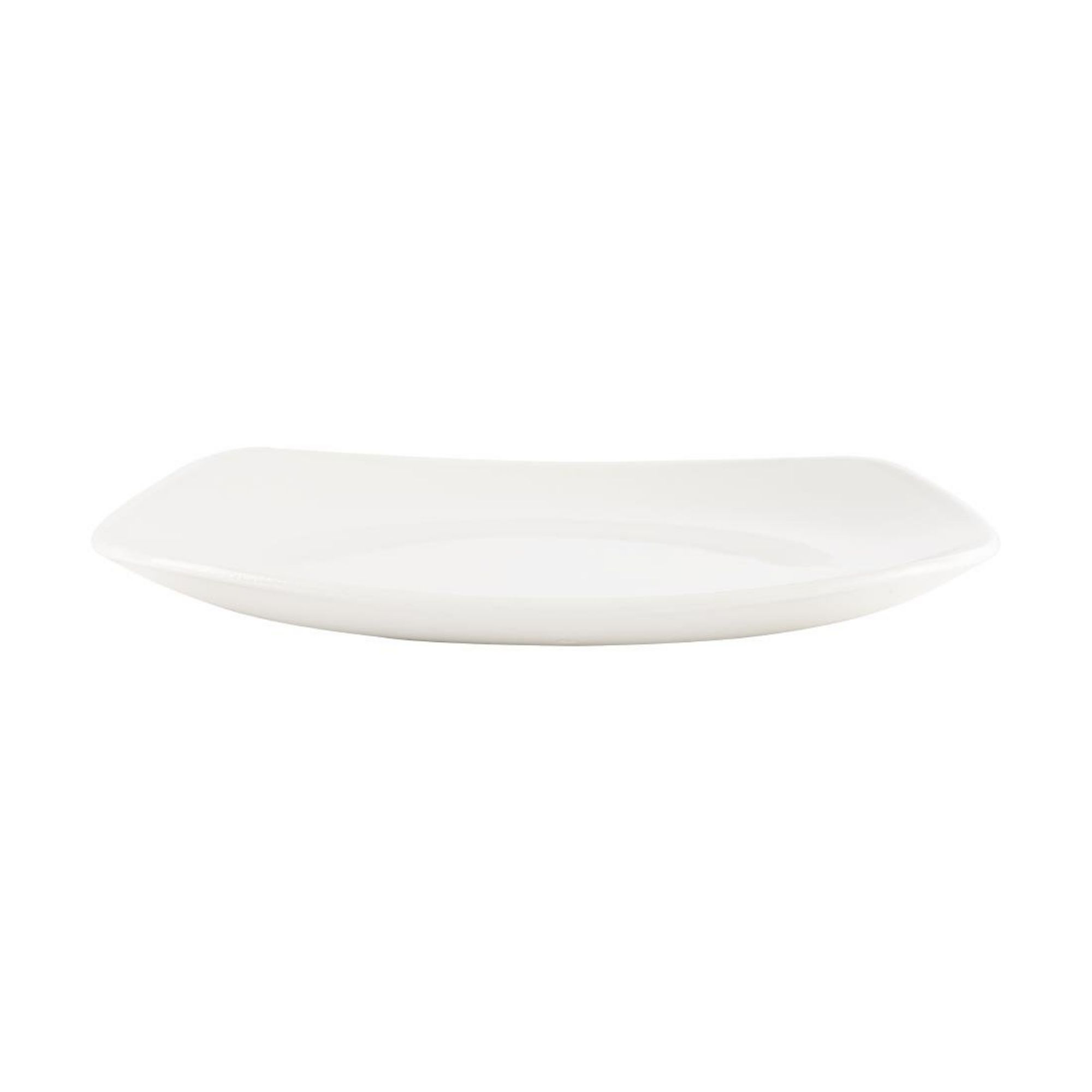 Picture of Churchill Plain Whiteware X Squared Plates 252mm (Pack of 12)