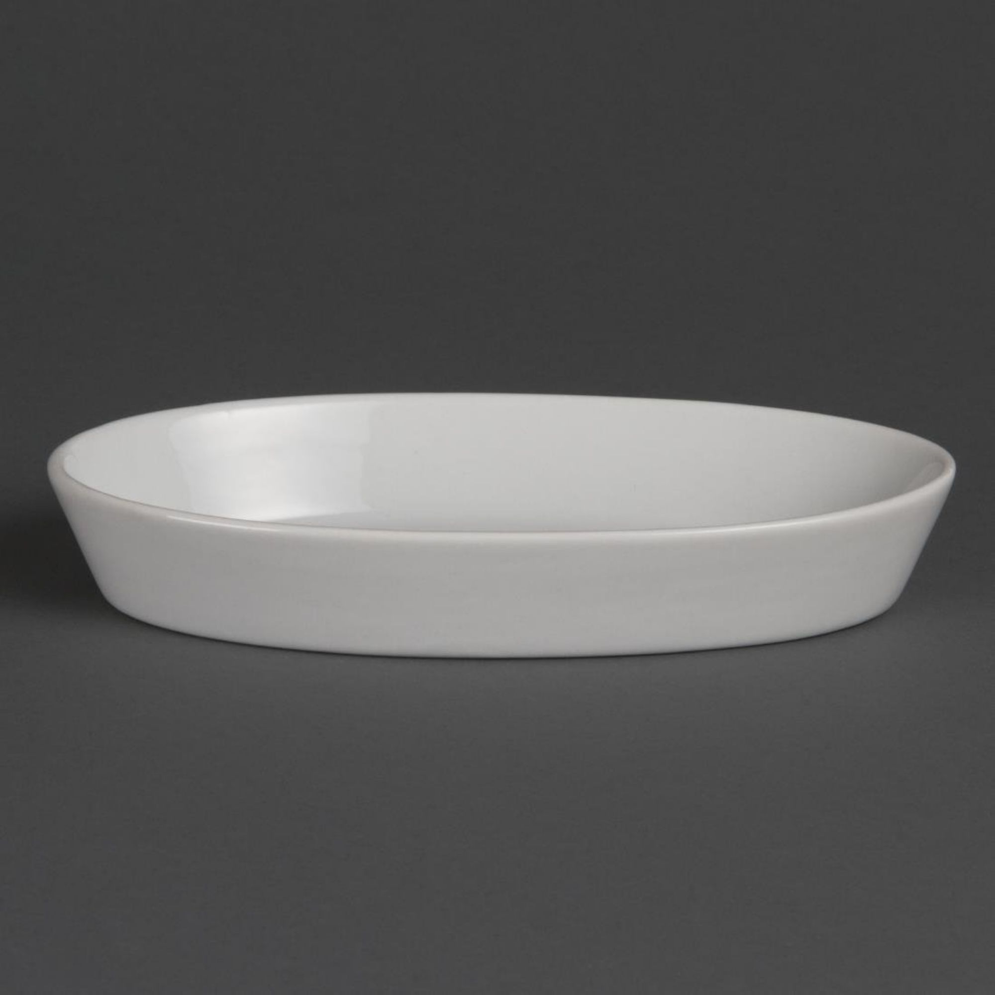 Picture of Olympia Whiteware Oval Sole Dishes 195x 110mm (Pack of 6)