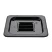Picture of Vogue Polycarbonate 1/6 Gastronorm Lid Black