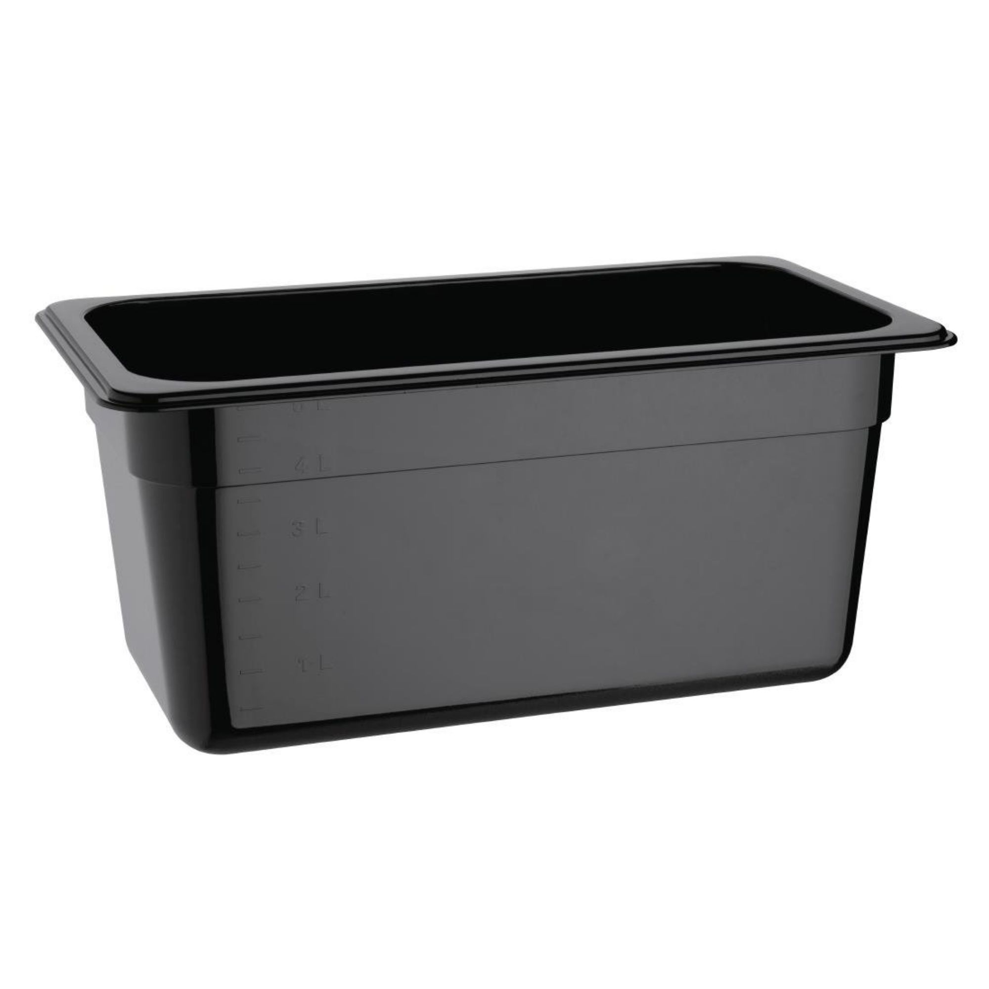 Picture of Vogue Polycarbonate 1/3 Gastronorm Container 150mm Black