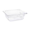 Picture of Vogue Polycarbonate 1/6 Gastronorm Container 65mm Clear