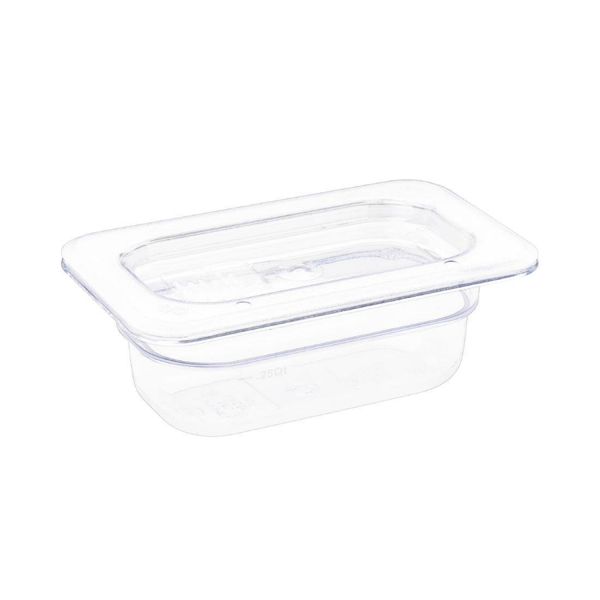 Picture of Vogue Polycarbonate 1/9 Gastronorm Container 65mm Clear