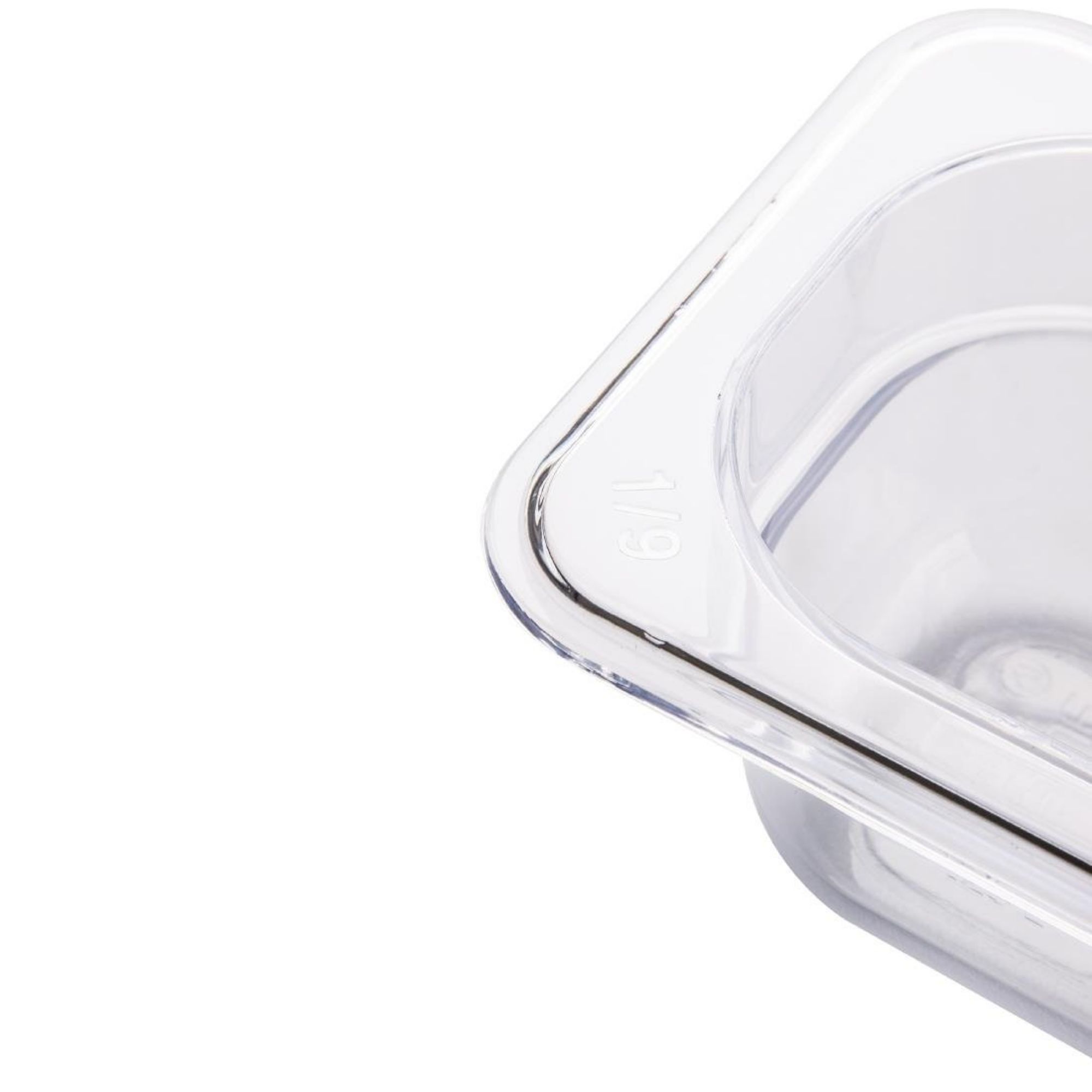 Picture of Vogue Polycarbonate 1/9 Gastronorm Container 65mm Clear