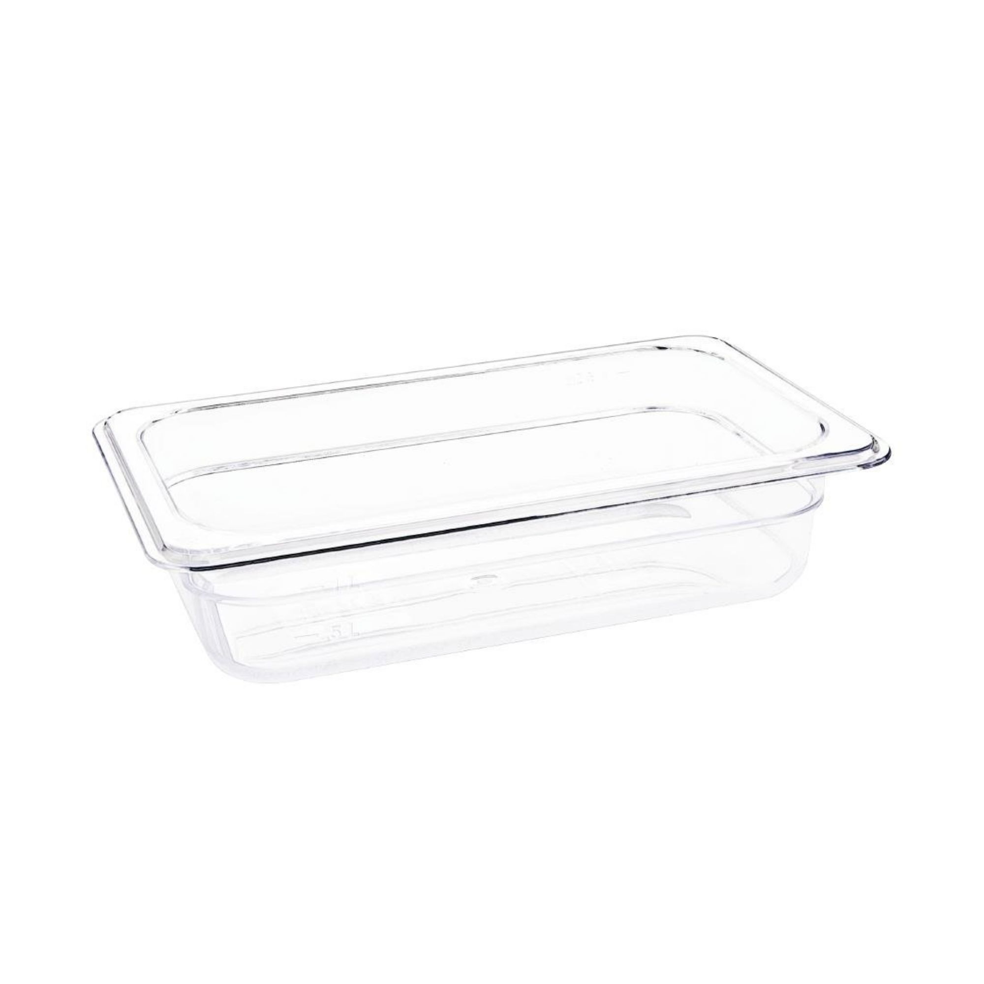 Picture of Vogue Polycarbonate 1/4 Gastronorm Container 65mm Clear