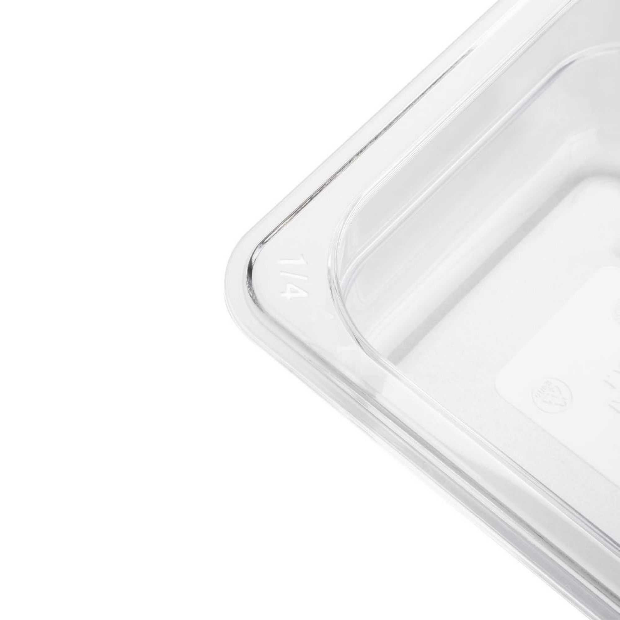 Picture of Vogue Polycarbonate 1/4 Gastronorm Container 65mm Clear