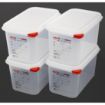 Picture of Araven Polypropylene 1/4 Gastronorm Food Containers 4.3Ltr (Pack of 4)
