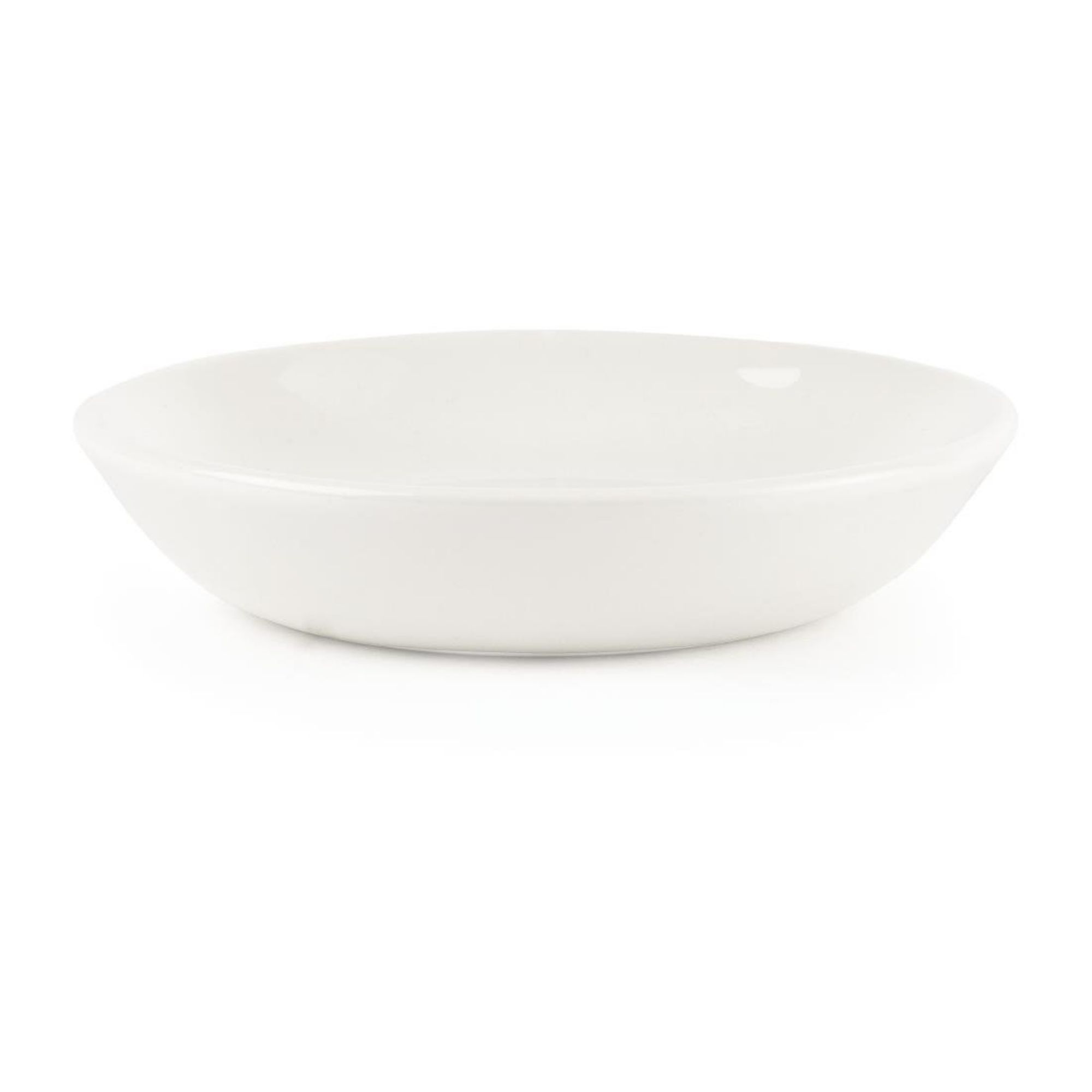 Picture of Churchill Plain Whiteware Butter Dish (Pack of 24)