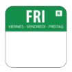 Picture of Hygiplas Removable Colour Coded Food Labels Friday (Pack of 1000)